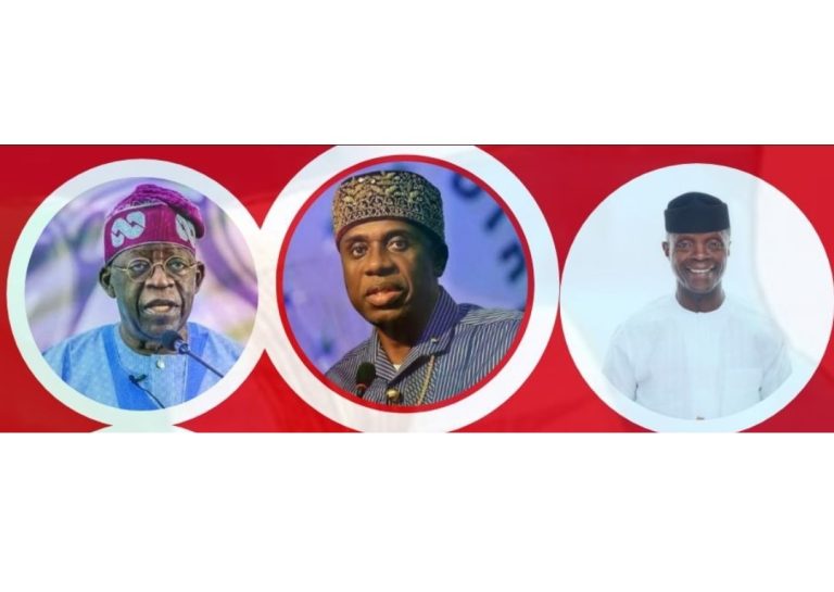 A four-horse race Osinbajo, Tinubu, Lawan, Amaechi: APC presidential primary