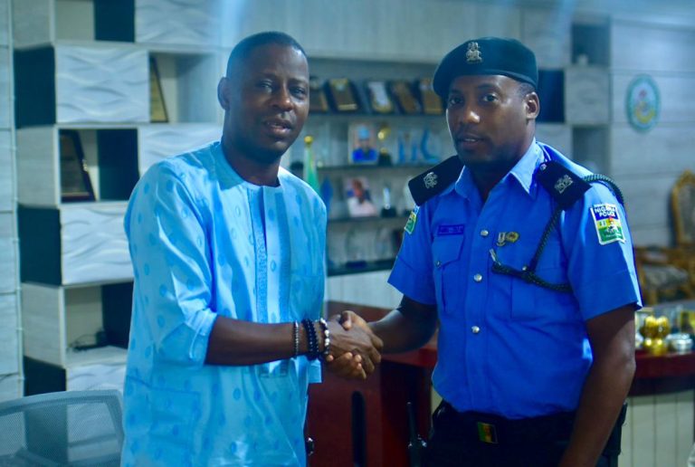 Hon Olasoju Receives New Ago-Okota DPO, Famous Cole.