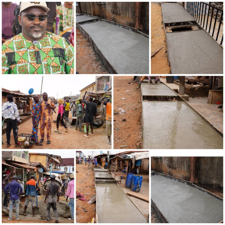 Omilade Street Receives Facelift,As Rehabilitation Work Progresses.