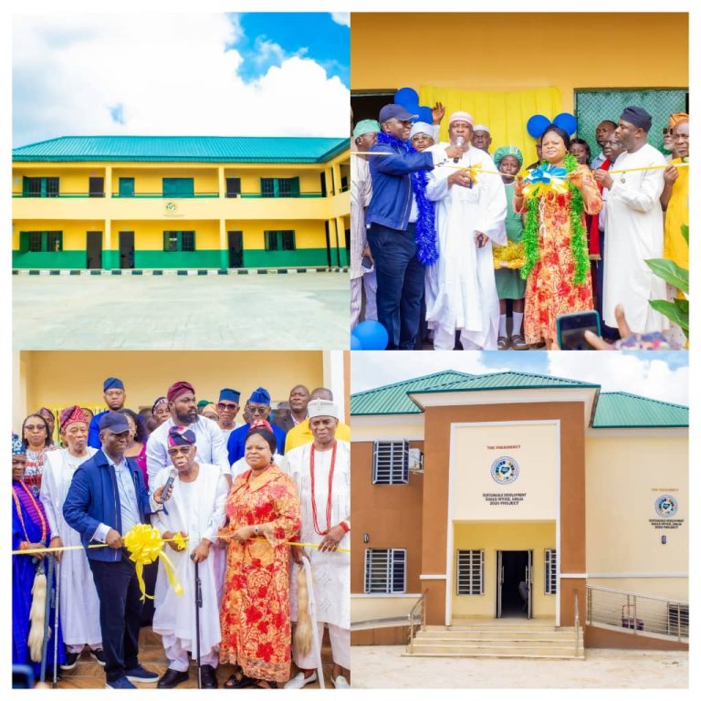 Senator Tokunbo Abiru Delivers 40-Bed Hospital At Mascara Agboyi-Ketu, 2 Blocks of 22 Classrooms At Wright Memorial Nursery/Primary School, Somolu